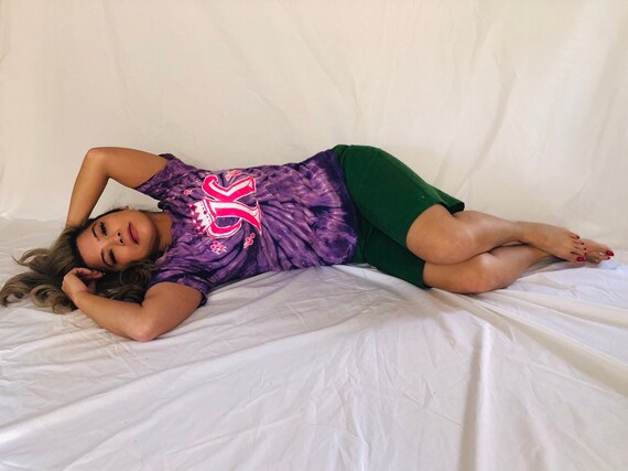 Tie-Dye Tee in Purple