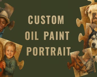 カスタム肖像画 – 写真からパーソナライズされたアートワーク | サイズを選択 | ユニークな手描きギフト