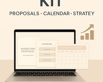 Kit de agencia: Plantillas de Canva y Hojas de Cálculo de Google para freelancers