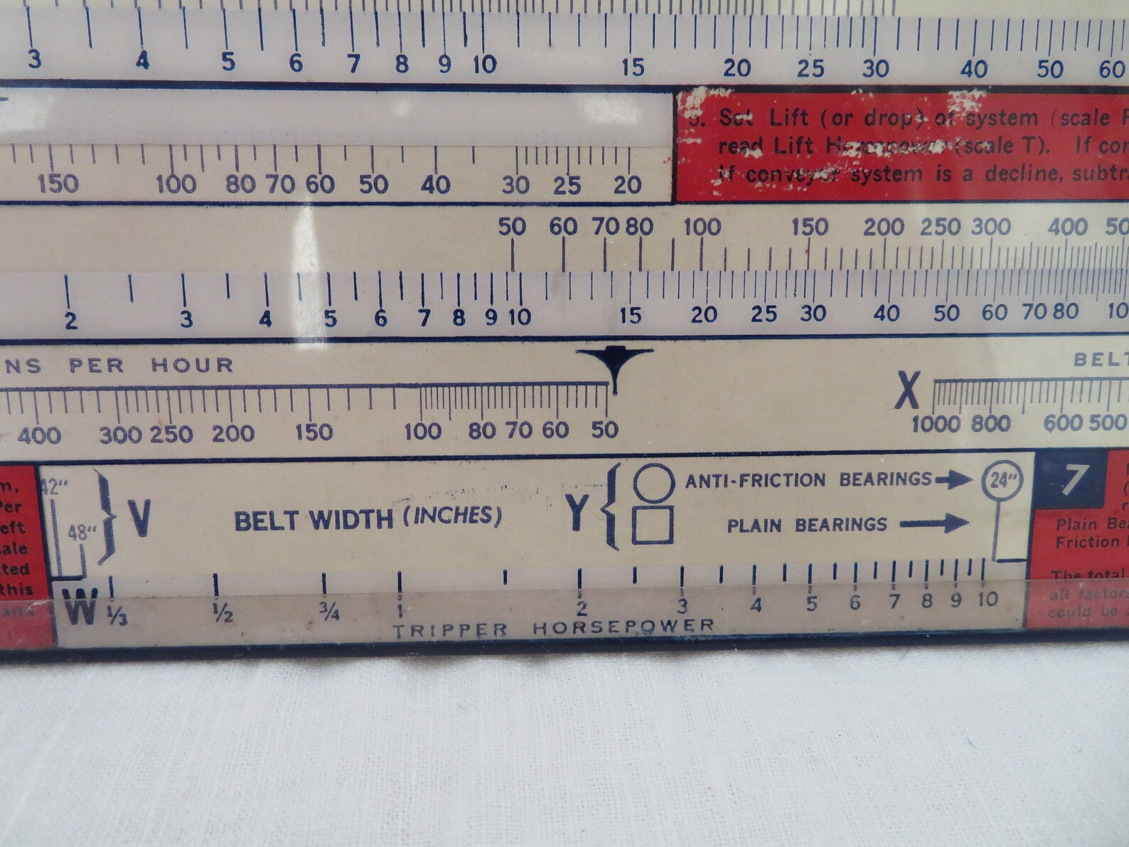 Conveyor Belt Horsepower Calculator Midcentury Industrial Etsy