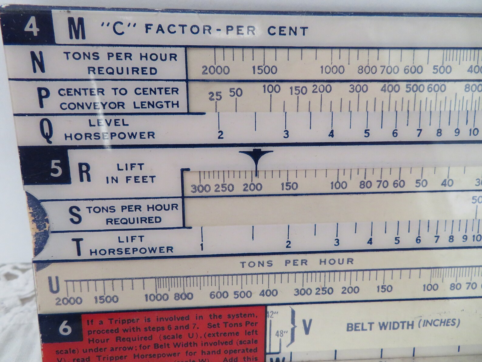 Conveyor Belt Horsepower Calculator Midcentury Industrial Etsy