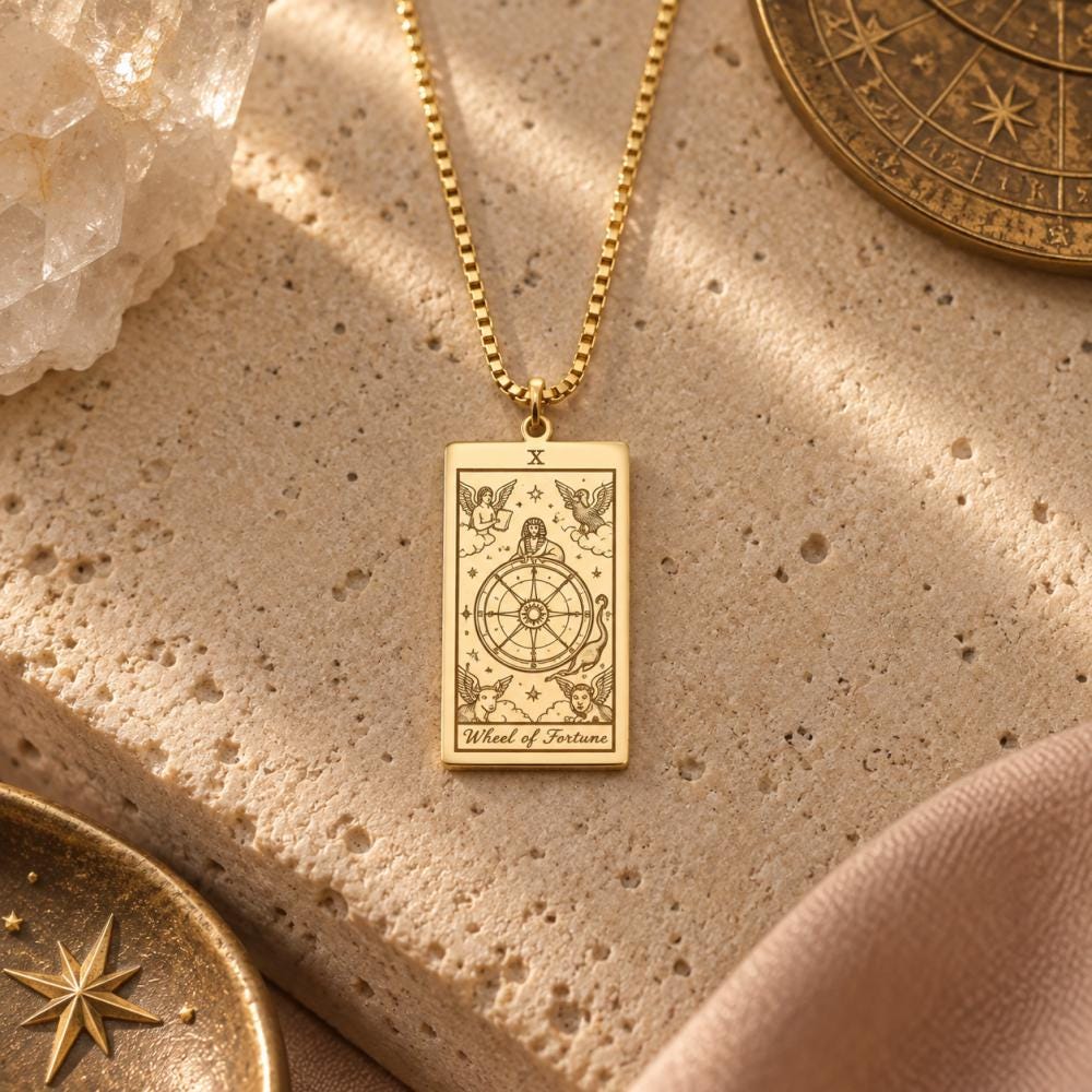 Wheel of Fortune Pendant - Etsy