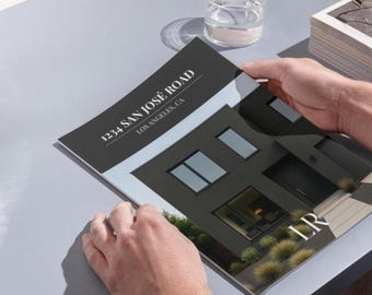Luxury Property Brochure Template, Real Estate Marketing Magazine, Listing Booklet, Modern Real Estate Brochure, Listing Presentation, Canva