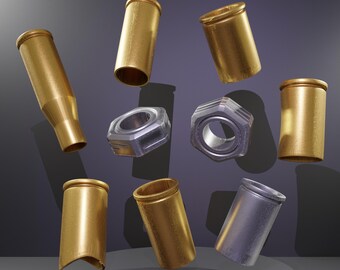 Cyberpunk Braid Accessories 3D Printed STL Files | 8 Pieces | Hair Rings & Sleeves Design for Cosplay