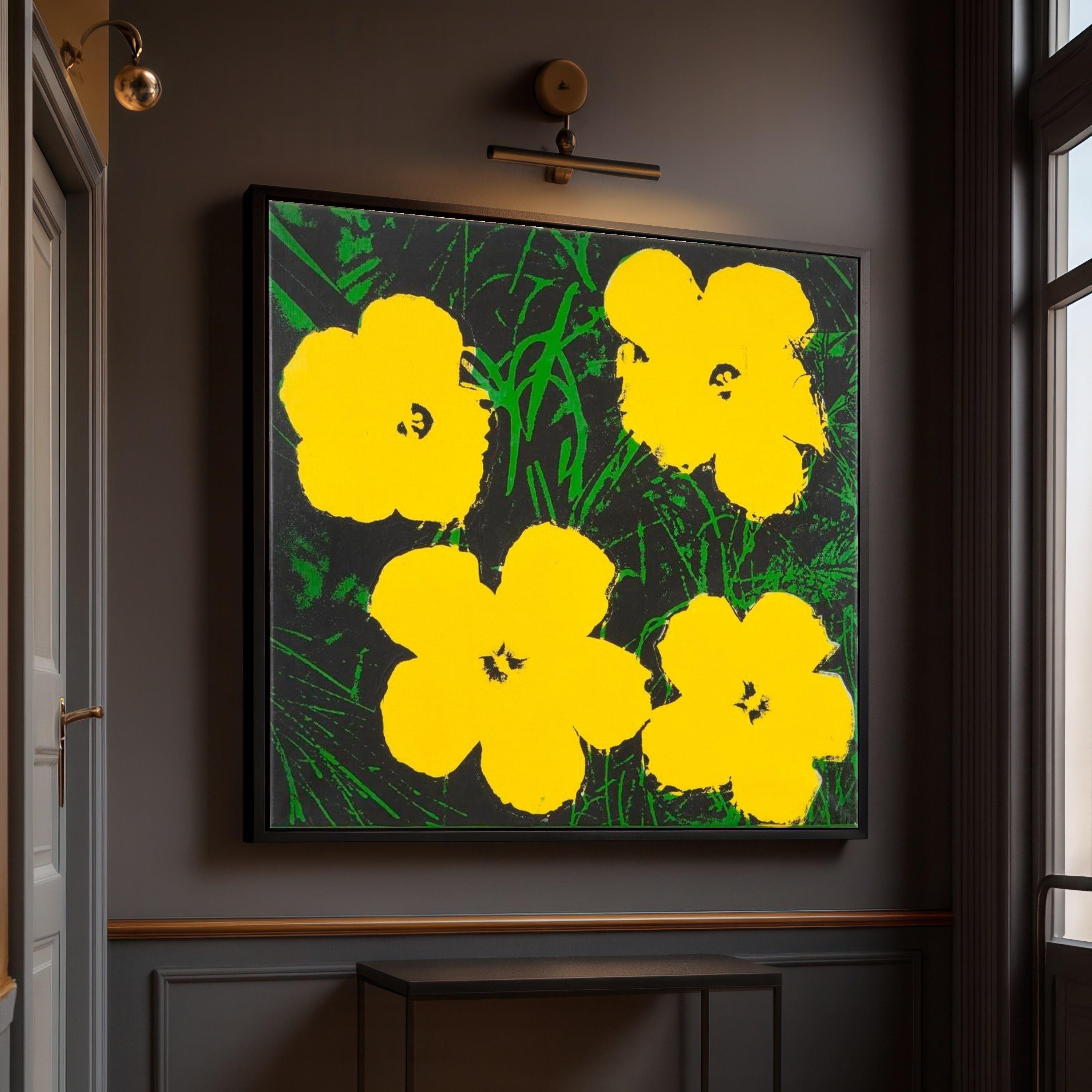 Adam Lister Andy Warhol Flowersプリントアート Adam Lister Andy Warhol Flowersプリントアート