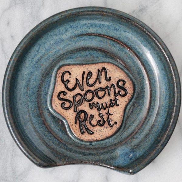 Spoon rest, ceramic dish for kitchen counter or stove top, funny housewarming gift for home cook MADE TO ORDER
