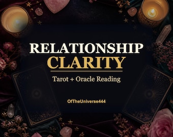 Tarotconsult over relaties, inzicht in liefde, gevoelens en volgende stappen: begeleiding met behulp van een orakel.