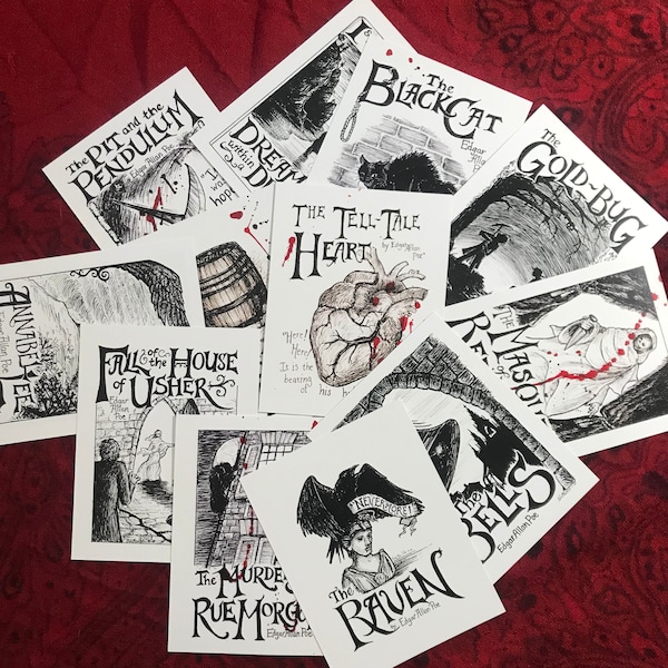 Edgar Allan Poe: Postcard Variety Pack