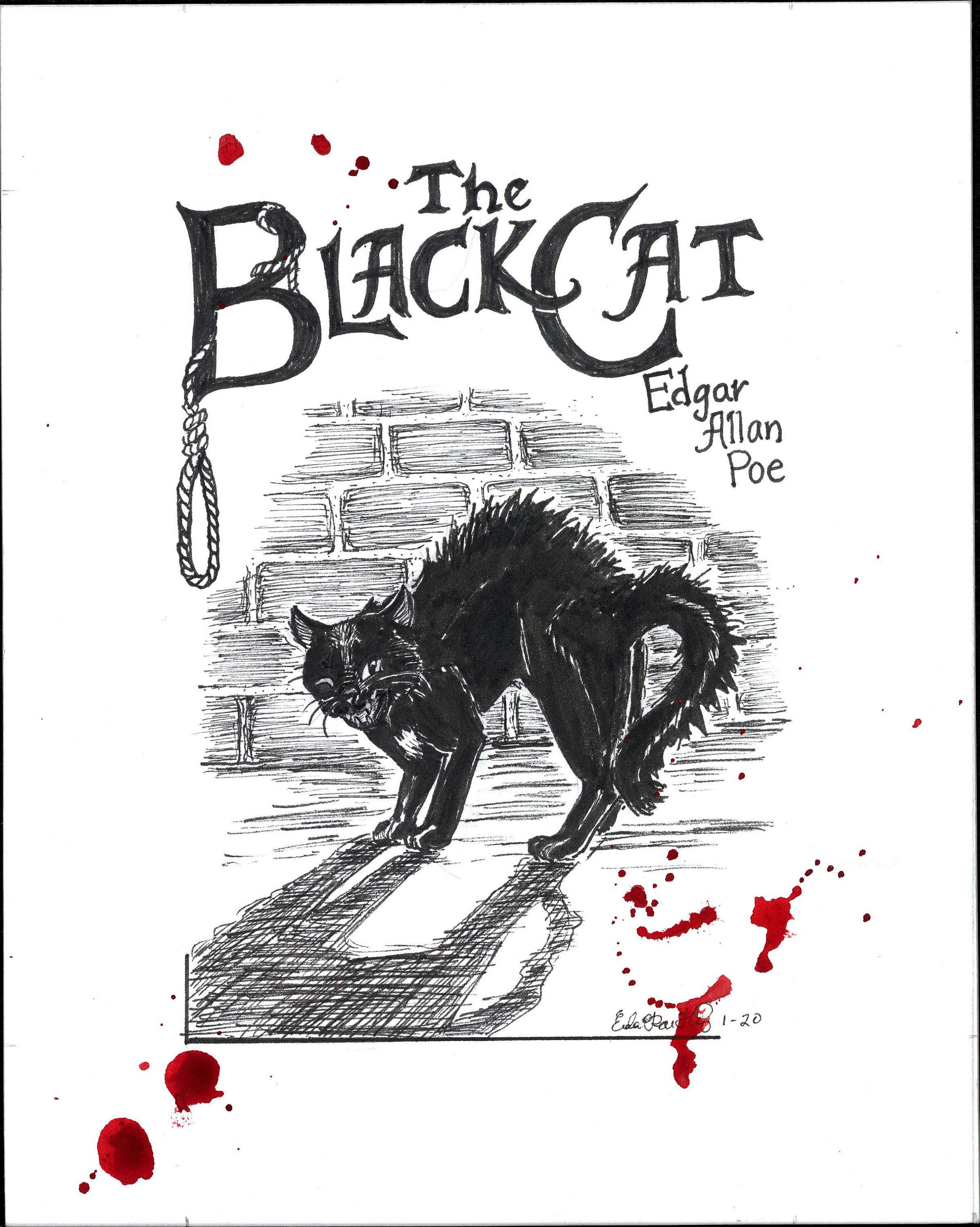 the black cat poe text