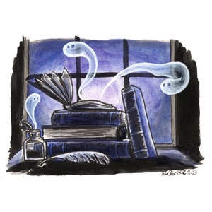 Book Ghosts Print