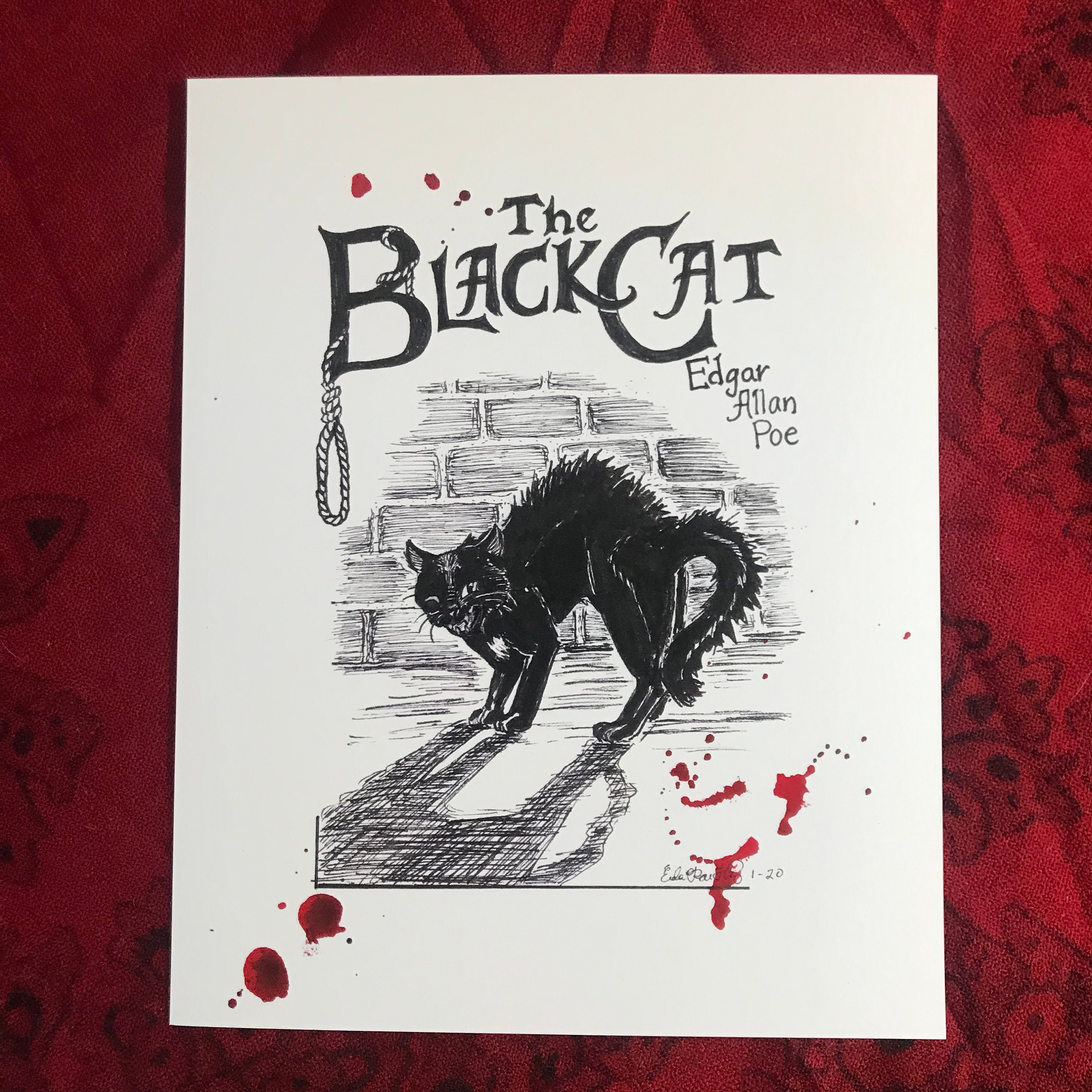 Edgar Allan Poe: the Black Cat - Etsy
