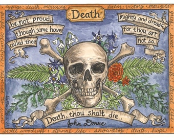 Flores y huesos: la muerte no esté orgullosa