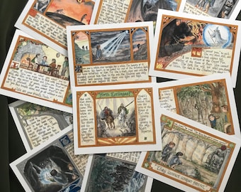 Chronicles of Courage Postcard Set- Lord of the Rings