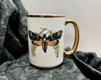 Deaths Head Moth Mug: Mothtober 2023