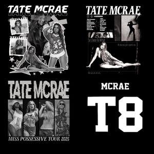 Tate McRae Png, Miss Possessive Tour 2025 Png, digitaler Download