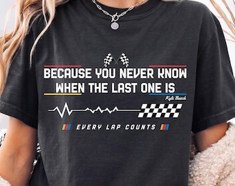 Comfort Colors® Kyle Busch Tribute Shirt, NASCAR Legend Memorial Tee, RIP Rowdy Tee, Racing Shirt, Racing Fan Tee, Legend Shirt