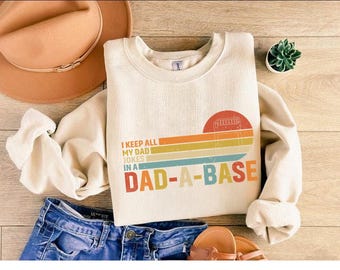 I Keep All My Dad Jokes In A Dad-a-base Shirt, New Dad Shirt, Dad Shirt, Daddy Shirt, Father's Day Shirt, Best Dad shirt, Gift for Dad