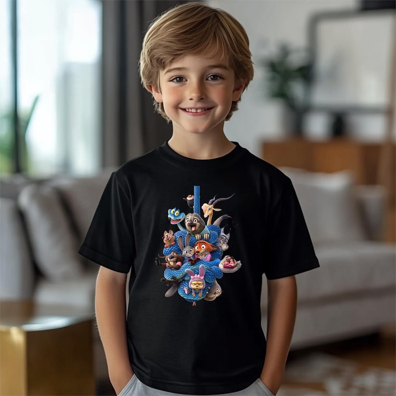 Camiseta de Disney Zootopia 2, Camiseta infantil con personajes de Zootopia, Camiseta juvenil de Zootopia, Camiseta de Gary De'Snake, Camiseta familiar de Zootopia, Camiseta de Zootrópolis 2 imagen 1