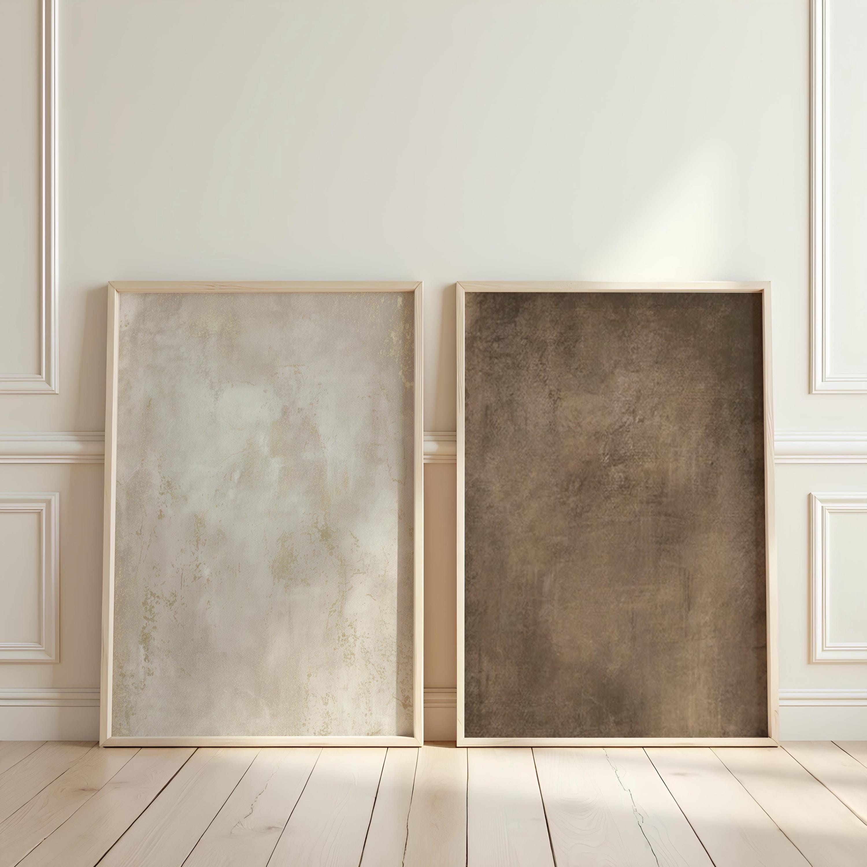 Framed Neutral Abstract Art Prints - Minimalist Home Decor, Set of 2 - Etsy