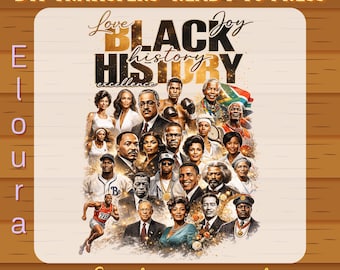 Black Excellence DTF Transfer: Ready To Press, Black History Month, Black and Proud, Juneteenth, Afro Ancestors, Black love