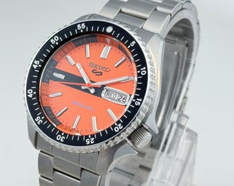 Seiko 1st Gen Automatic Orange Monster SKX781 7s26-0350 43mm Scuba