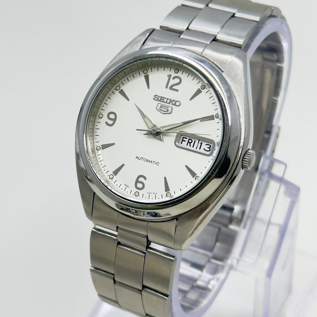 Vintage Seiko 5 7S26-0060 Automatic Men's Watch Day Date Japan - Etsy