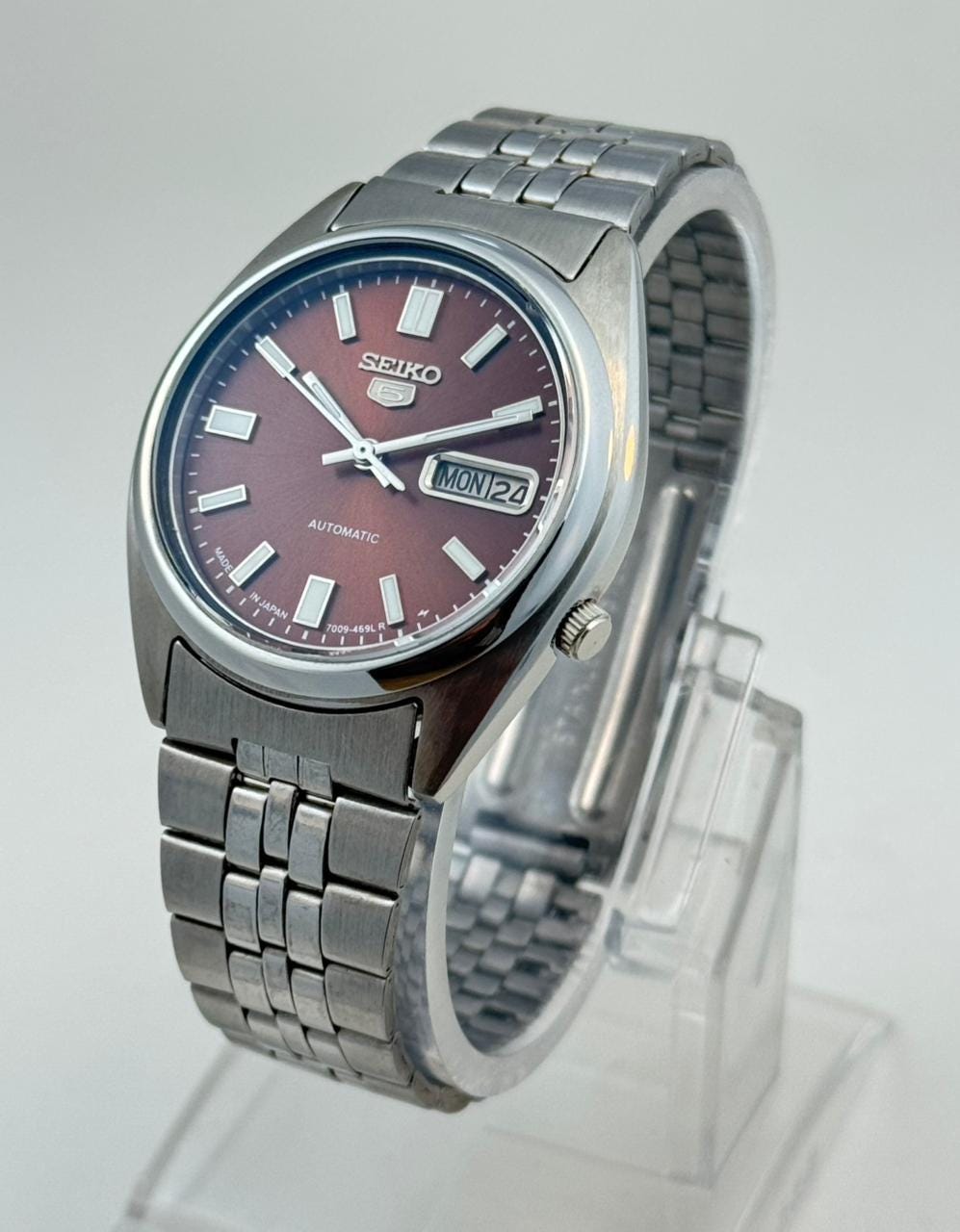 SEIKO 5 自動巻き 腕時計 ブラウンダイヤル ヴィンテージ セイコー 5 Mod: ブラウンダイヤル 17石 自動巻き