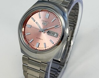 Custom Seiko 5 6309 Japanese Automatic Movement Day Date Vintage