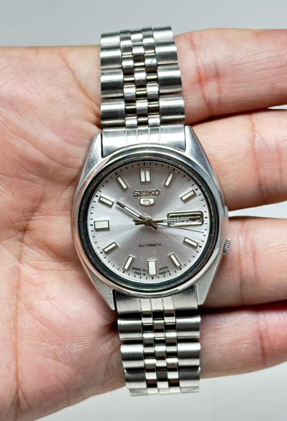 Seiko5 - 7009-3040 Automatic Men's Wristwatch Vintage Japan - Etsy