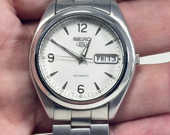 Vintage Seiko 5 7S26-0060 Automatic Men's Watch Day Date Japan - Etsy