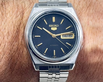 Seiko 5 - 7009-8761 Automatic Men's Watch Day Date Japan Made