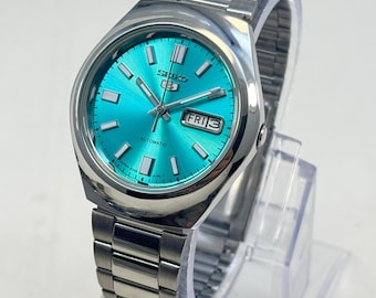 Custom Seiko 5 6309 Japanese Automatic Movement Day Date Vintage
