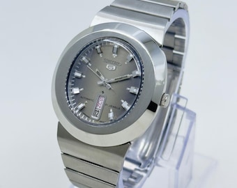 Seiko 5 Automatic 6319-5030 Vintage Watch – Smoky Grey Dial, Day-Date, 40mm Japan