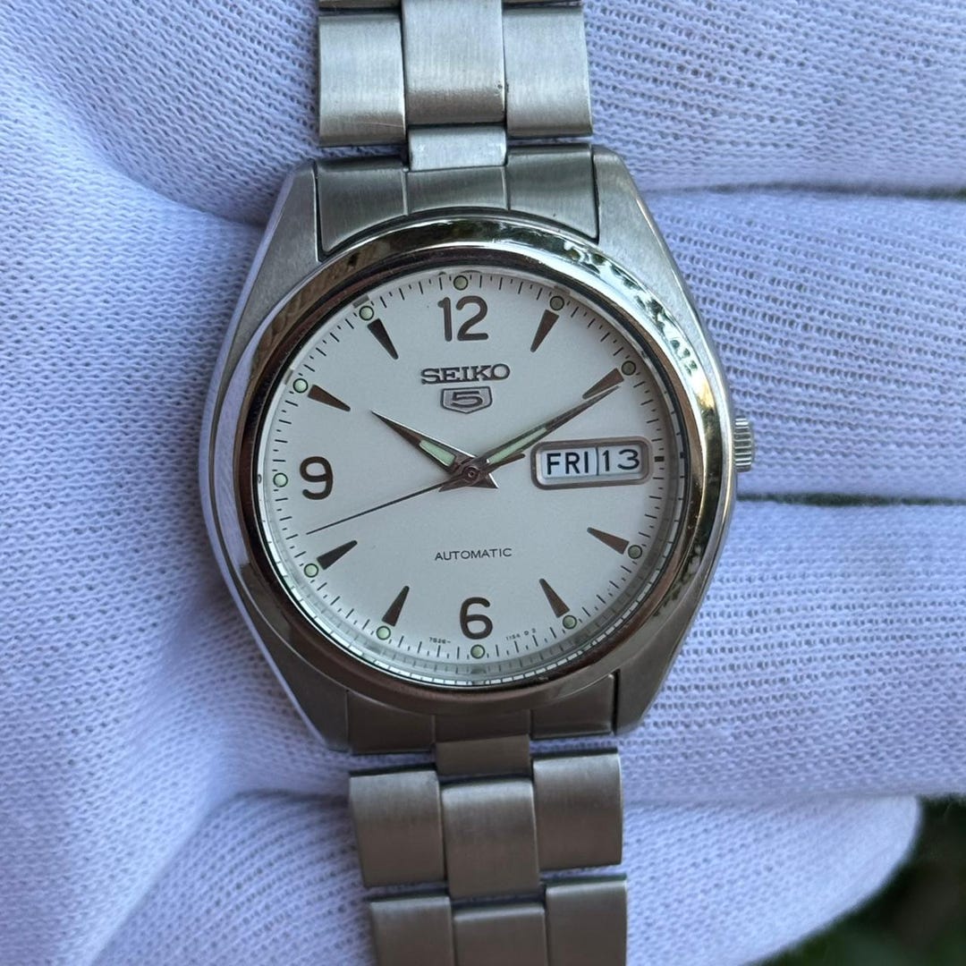 Vintage Seiko 5 7S26-0060 Automatic Men's Watch Day Date Japan - Etsy