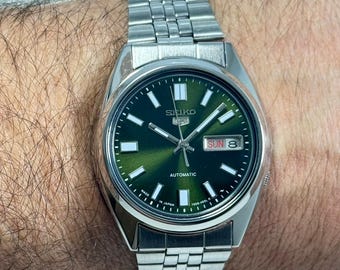 Seiko5 - 7009-3040 Automatic Men's Wristwatch Vintage Japan