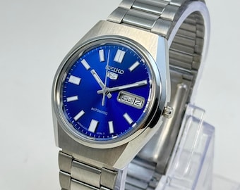 Custom Seiko 5 - Automatic Japanese Movement Day Date Classic Vintage Style