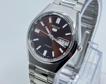 Custom Seiko 5 - Automatic Japanese Movement Day Date Classic Vintage Style