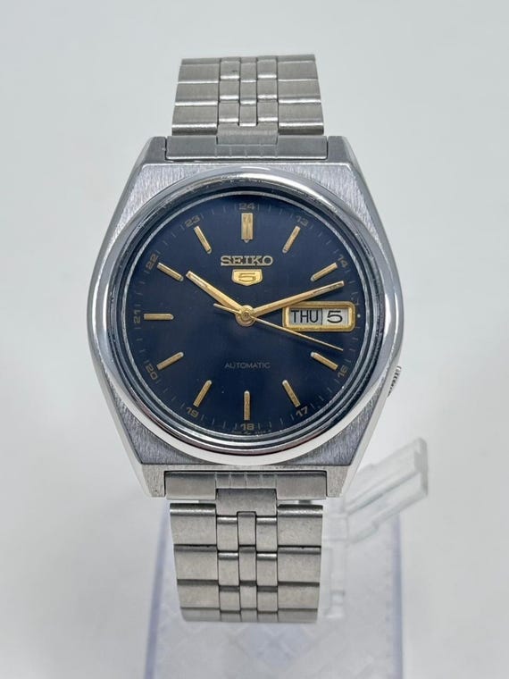 Seiko 5 - Automatic Men's Watch 21-J Japan Made - Etsy