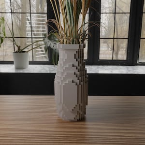 Modern 3D Printable Vase: Sleek Home Decor (STL Digital Download