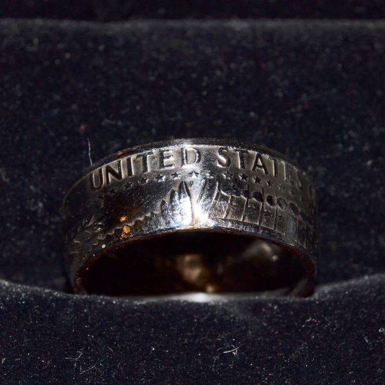 Half Dollar Coin Ring 1971 - Etsy