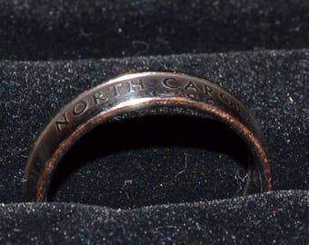 North Carolina State Quarter Coin Ring