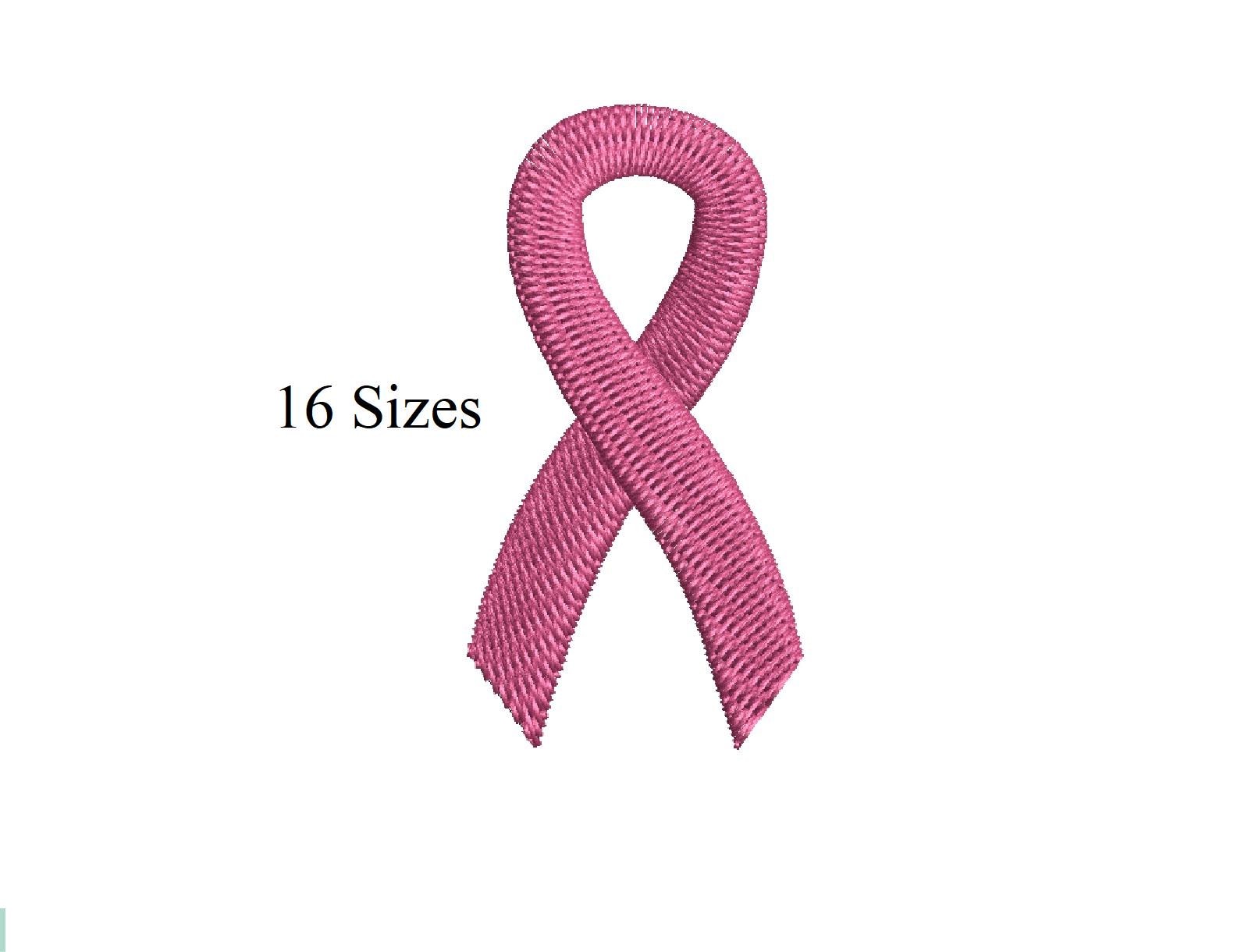 Cancer Awareness Ribbon Embroidery Design, Cancer Ribbon Design ...