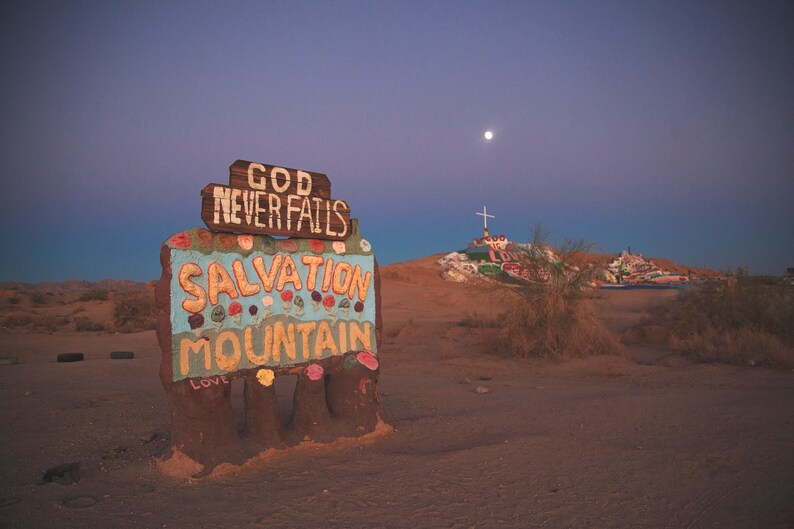 Salvation Mountain, California Desert Wall Art, Palm Springs Prints, California Photography, Desert Photography, Wall Decor, Pick Your Size 画像 2