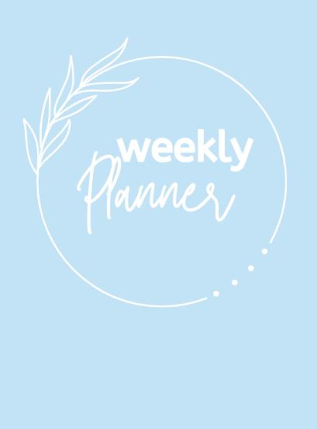 Minimalist Pastel Weekly Planner | Productivity & Organization Digital ...