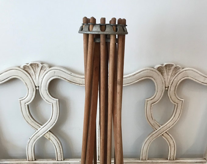 Vintage Clothes Drying Rack Retro Upright Woden Clothes Etsy