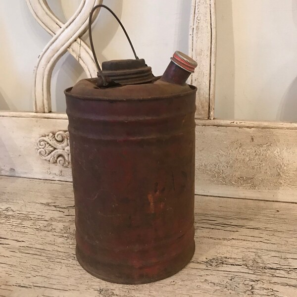 Rustic Vintage  Gas /Oil Can -  - Rustic  Decor