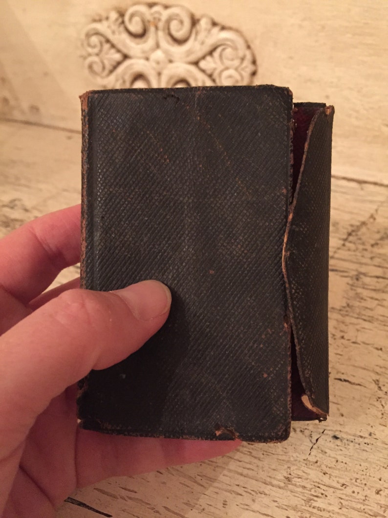 Antique Pocket Bible The New Testament 1869 Tiny Etsy