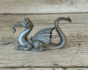 Vintage Pewter Dragon - Spoontiques - 1984
