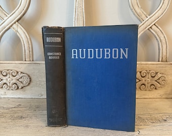 Audubon, by Constance Rourke - 1936 - Biography of John James Audubon - Distressed Copy
