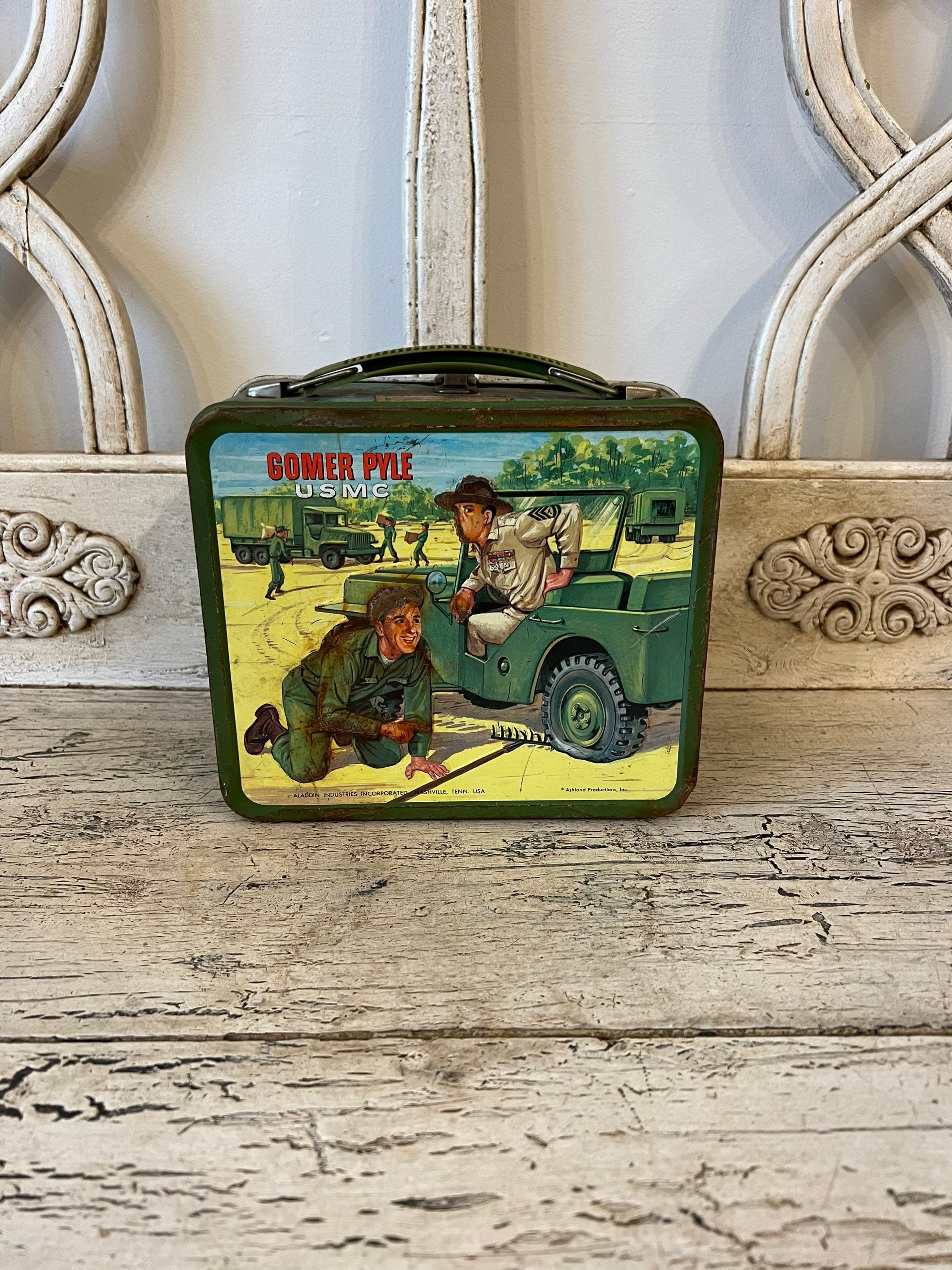 Vintage 1966 The Man From UNCLE Metal Lunch Box And Thermos